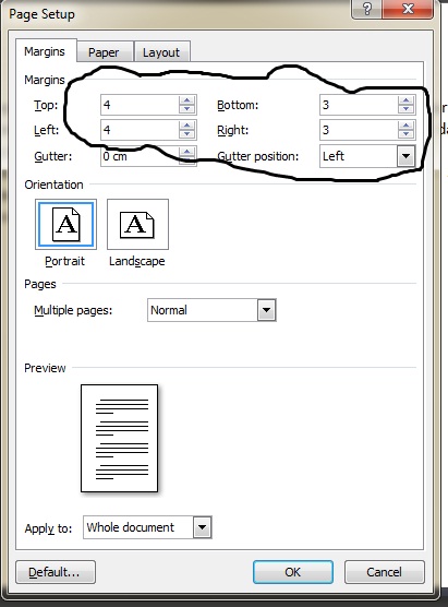 Kie: Pengaturan ukuran kertas dan margins di MS. Word