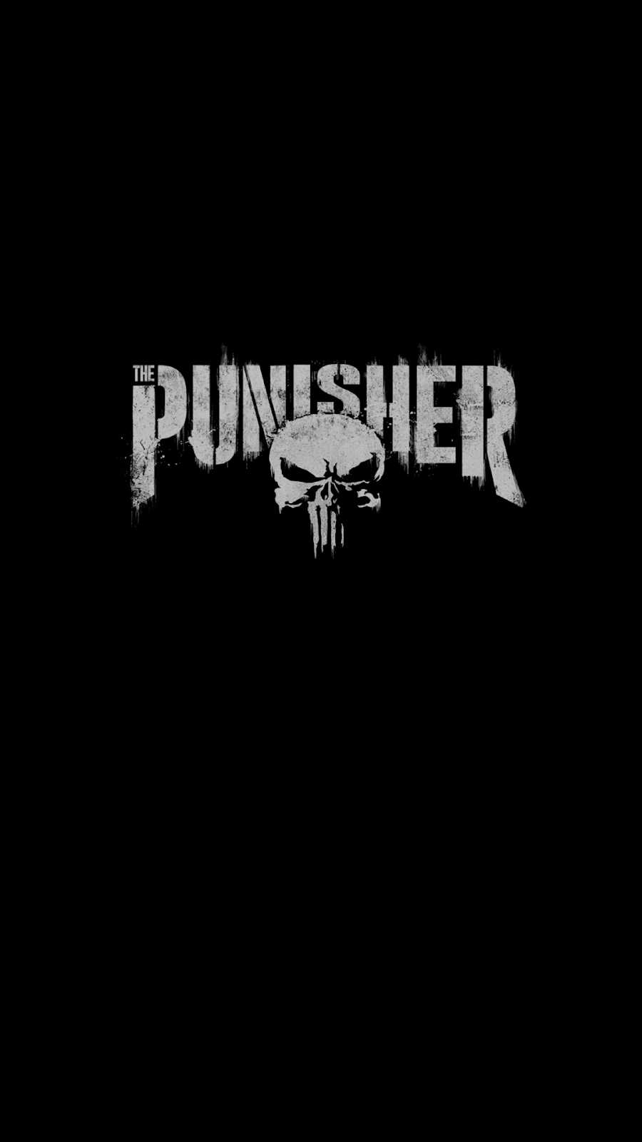punisher logo oled wallpaper