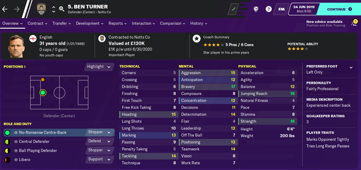 FM20 Ben Turner