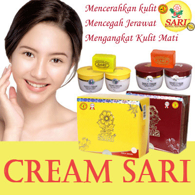 Cream Sari Original New Packing