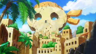 ワンピースアニメ 黒ひげ海賊団の拠点 海賊島ハチノス Hachinosu 黒ひげ海賊団 Blackbeard Pirates ONE PIECE