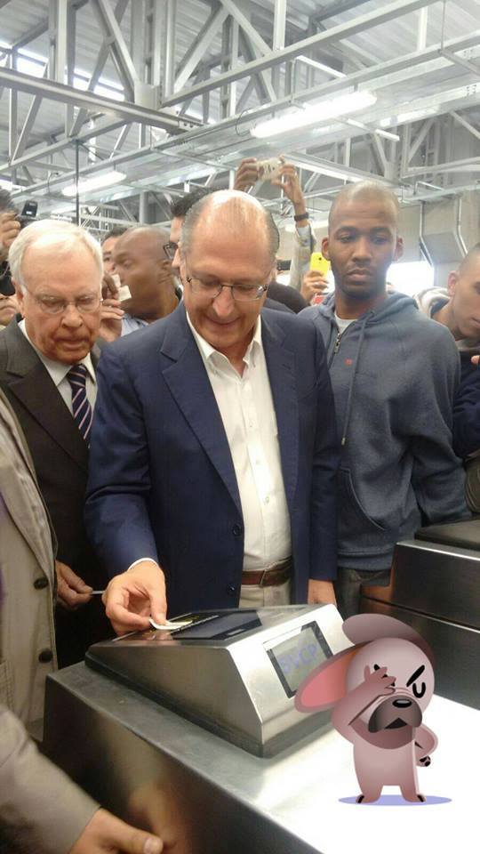 Resultado de imagem para alckmin no metrÃ´