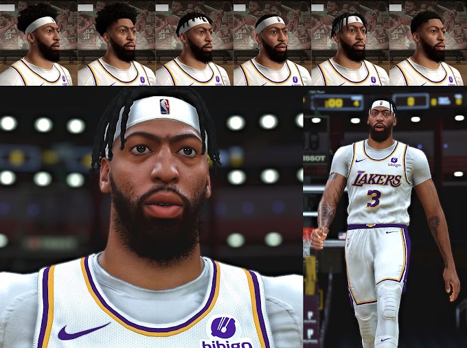 Anthony Davis Cyberface by Drian9k | NBA 2K23