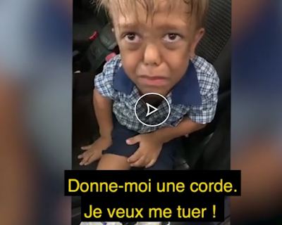 فيديو يهز العالم : طفل يطلب الموت بسبب الاستهزاء 