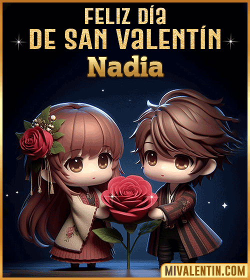 Imagen Gif feliz día de San Valentin Nadia