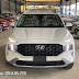 Hình ảnh chi tiết Hyundai Santa Fe 2022 phiên bản tiêu chuẩn màu trắng