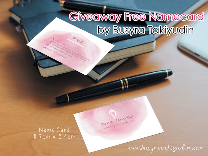 GIVEAWAY FREE NAME CARD BY BUSYRATAKIYUDIN