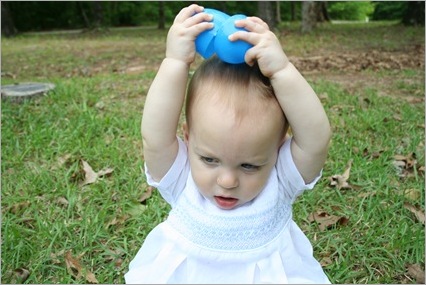 Campbell in White easter outfit 057