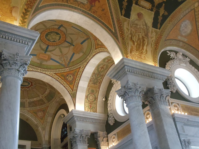 Ceiling of Thomas Jefferson Building Library of Congress