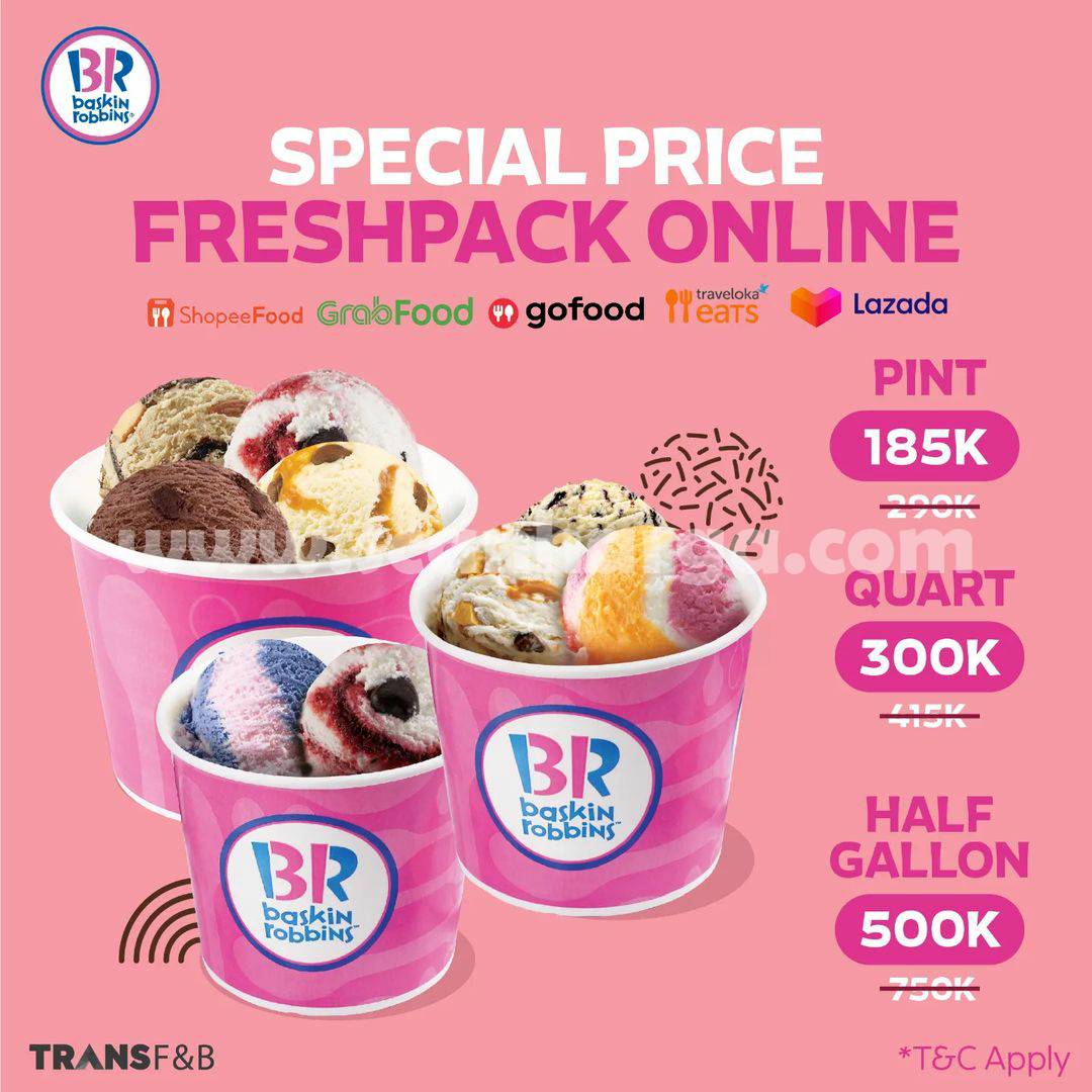 Promo Baskin Robbins Special Price Freshpack Online