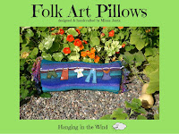 Folk Art Pillows designed by Minaz Jantz