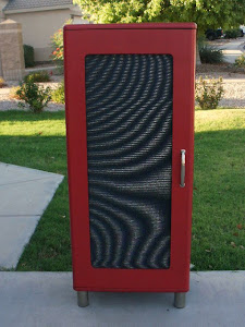 Red Retro Cabinet  *SOLD*