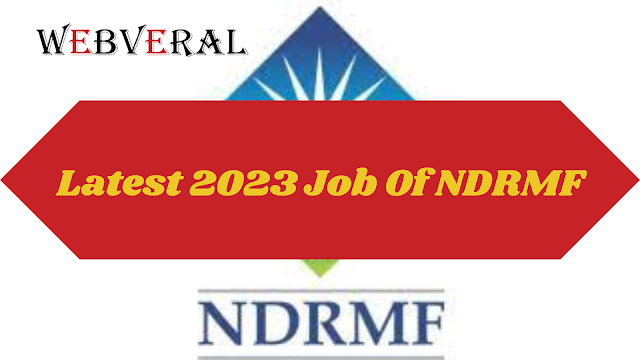 Latest 2023 Job Of NDRMF