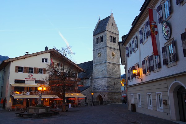 autriche salzbugerland zell am see village église