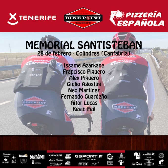 El Tenerife BikePoint Pizzería Española participará hoy en el Memorial Santisteban