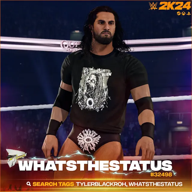 WWE 2K24 Tyler Black & New Facial Hair (CAW)