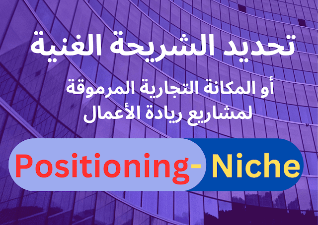 أهمية تحديد الشريحة الغنية Positioning-Niche