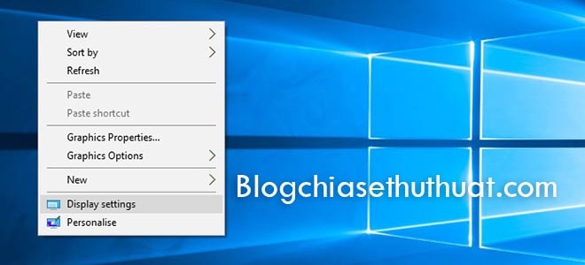 Hướng dẫn thay đổi độ phân giải màn hình (Screen resolution) Windows 10