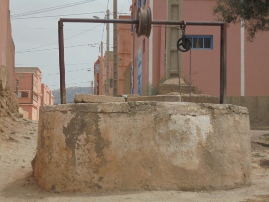 Pozo cercano a donde estaba el cuartel de la Policía