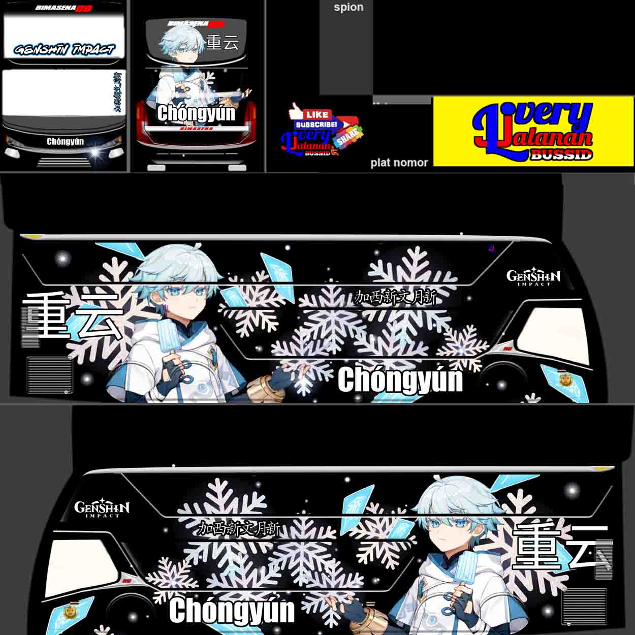 download livery genshin impact