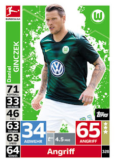 Match Attax Bundesliga 2018-2019 VfL Wolfsburg