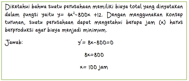 Turunan (diferensial kalkulus) Matematika IPS Kelas 11 