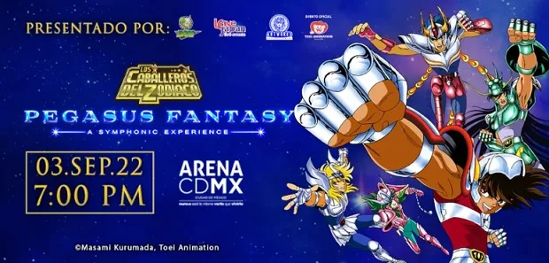 Los Caballeros del Zodiaco Pegasus Fantasy en Mexico