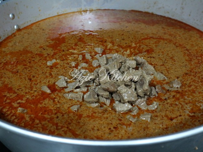 Kuah Kacang Daging Istimewa Azie Kitchen - Azie Kitchen
