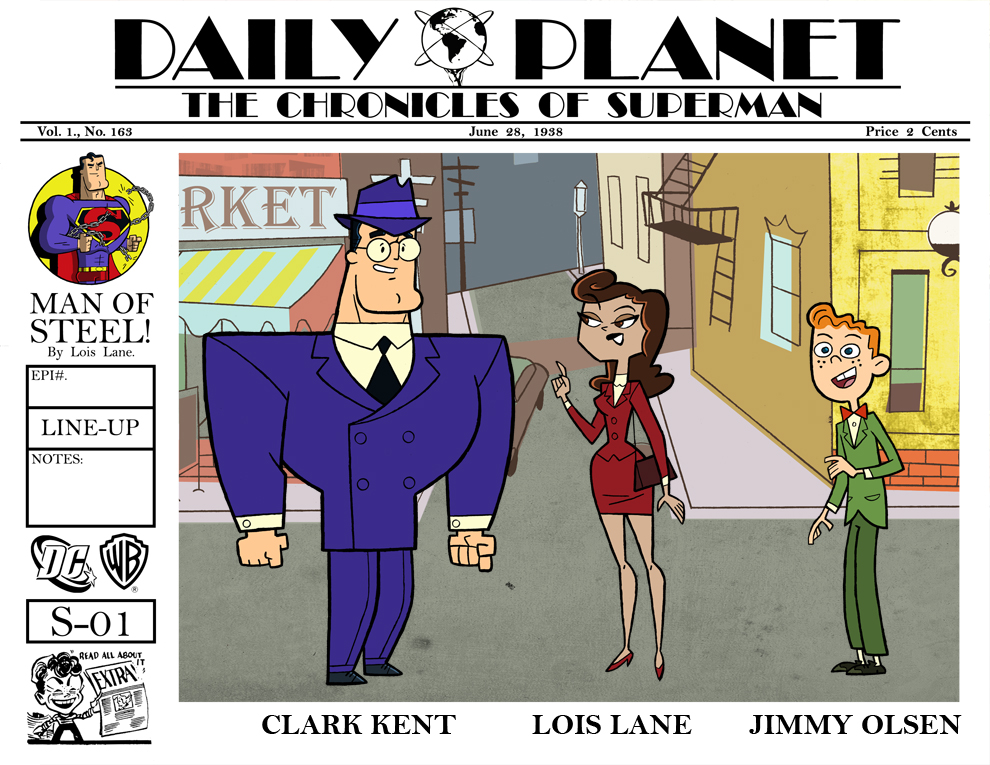 CLARK KENT LOIS LANE JIMMY OLSEN