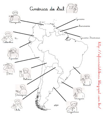 sinais de libras de países