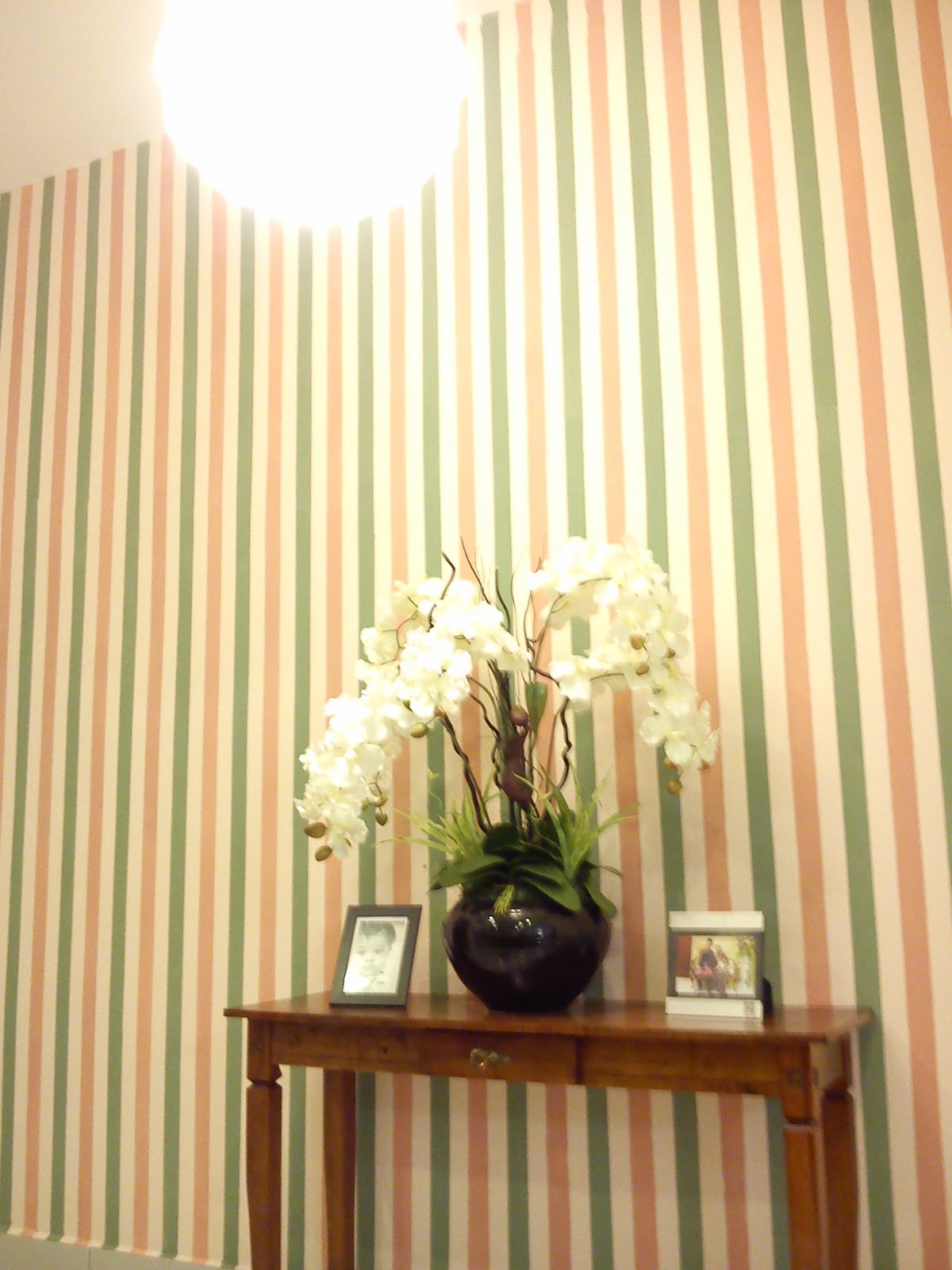 dekorasi cara mengecat stripes pada dinding rumah 