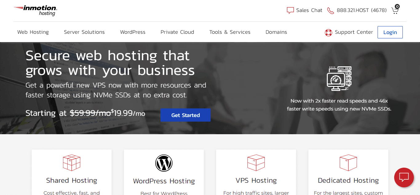 InMotion - Best shared and VPS hosting plans