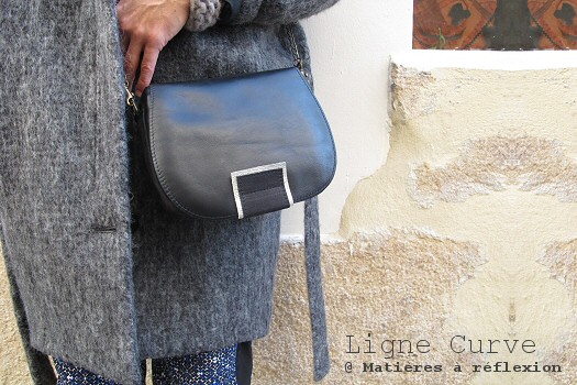 Sac cuir vintage Matières à réflexion