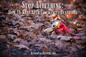 Let's review how we might apply spring cleaning to the great outdoors and stop littering in the process.