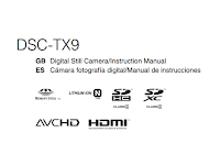 Sony Cyber-shot DSC-TX9 User Manual