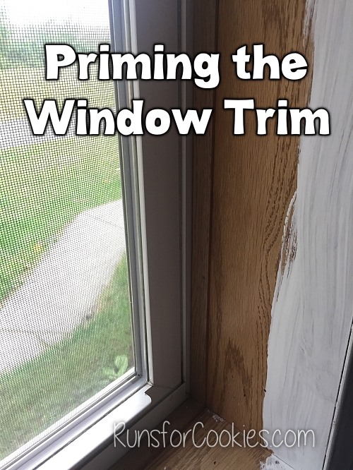 Priming the window trim