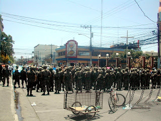 military in La Ceiba, Honduras