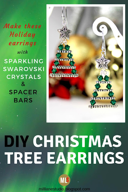 Evergreen Christmas Tree Earrings Inspiration Sheet