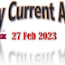 Daily Current Affairs 2023 -Today, Monthly for Competitive Exam pdf