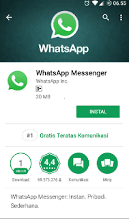 cara memasang aplikasi whatsapp