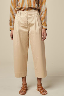 Pantalon Edo large beige Sessun