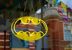 Batman neon sign in Bristol 
