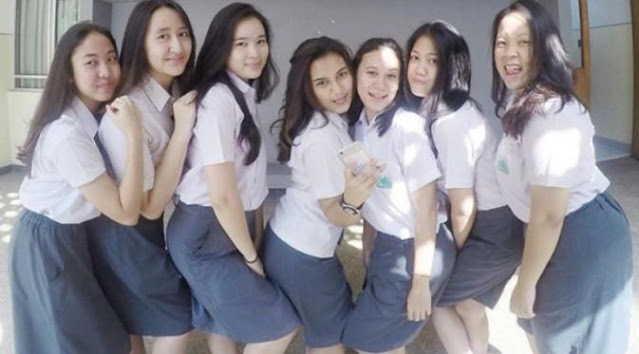 gaa tzz g1 3z 0007 Geng Siswi Sekolah SMA Cantik Imut