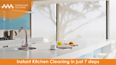 Kitchen is jam-packed of dirt, grease, dust, and germs. For the kitchen, you will require an all-purpose cleaner; a glass cleaner, a disinfectant cleaner, dishwashing detergent, and clean, dry cleaning cloth and a scrubber sponge.