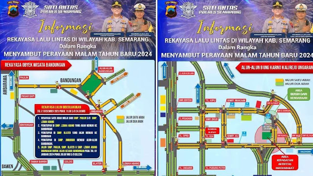 Polres Semarang Lakukan Rekayasa di Malam Tahun Baru 