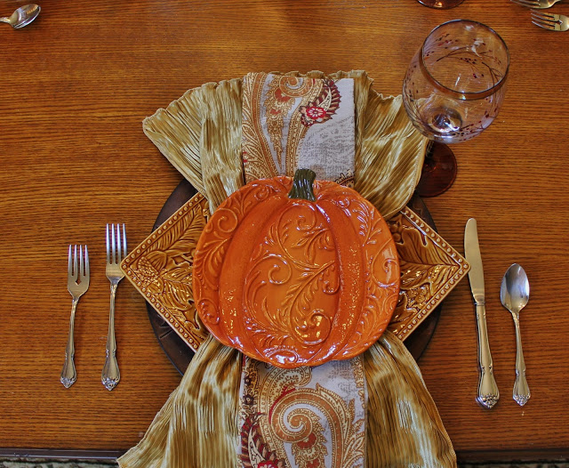 Pumpkins In The Dining Room