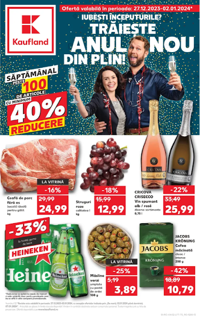 Kaufland Promotii + Catalog - Brosura 27.12 2023 - 02.01 2024 → 5000x500lei | SUPER Reduceri | Promotii Kaufland Card