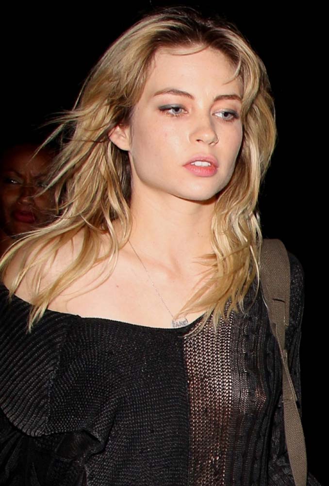 Daveigh Chase Oops Boob Flash In See-thru Black Top