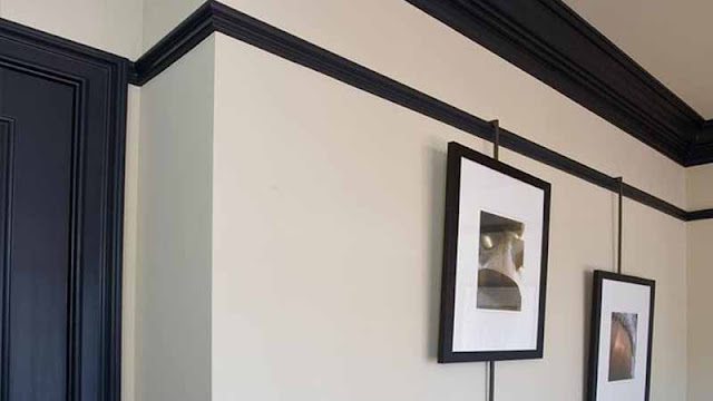 Jenis wall moudling Picture Rail