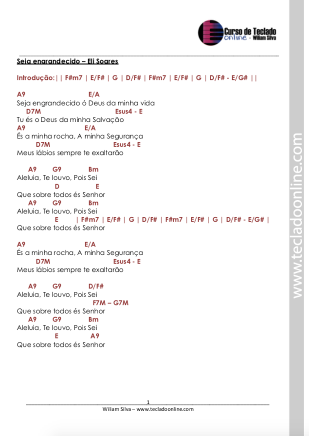 🔴 Seja Engrandecido - Eli Soares - Tutorial e Cifra para Baixar